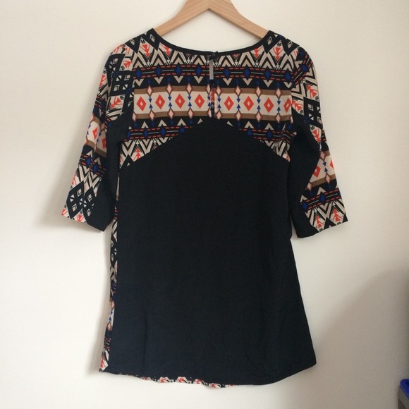 Tribal Print Shift Dress - Picture 3 of 3